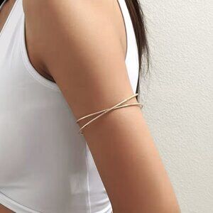Upper Arm Cuff Bracelet Boho Hippie Armlet Goddess Simple Egyptian Stylish Greek